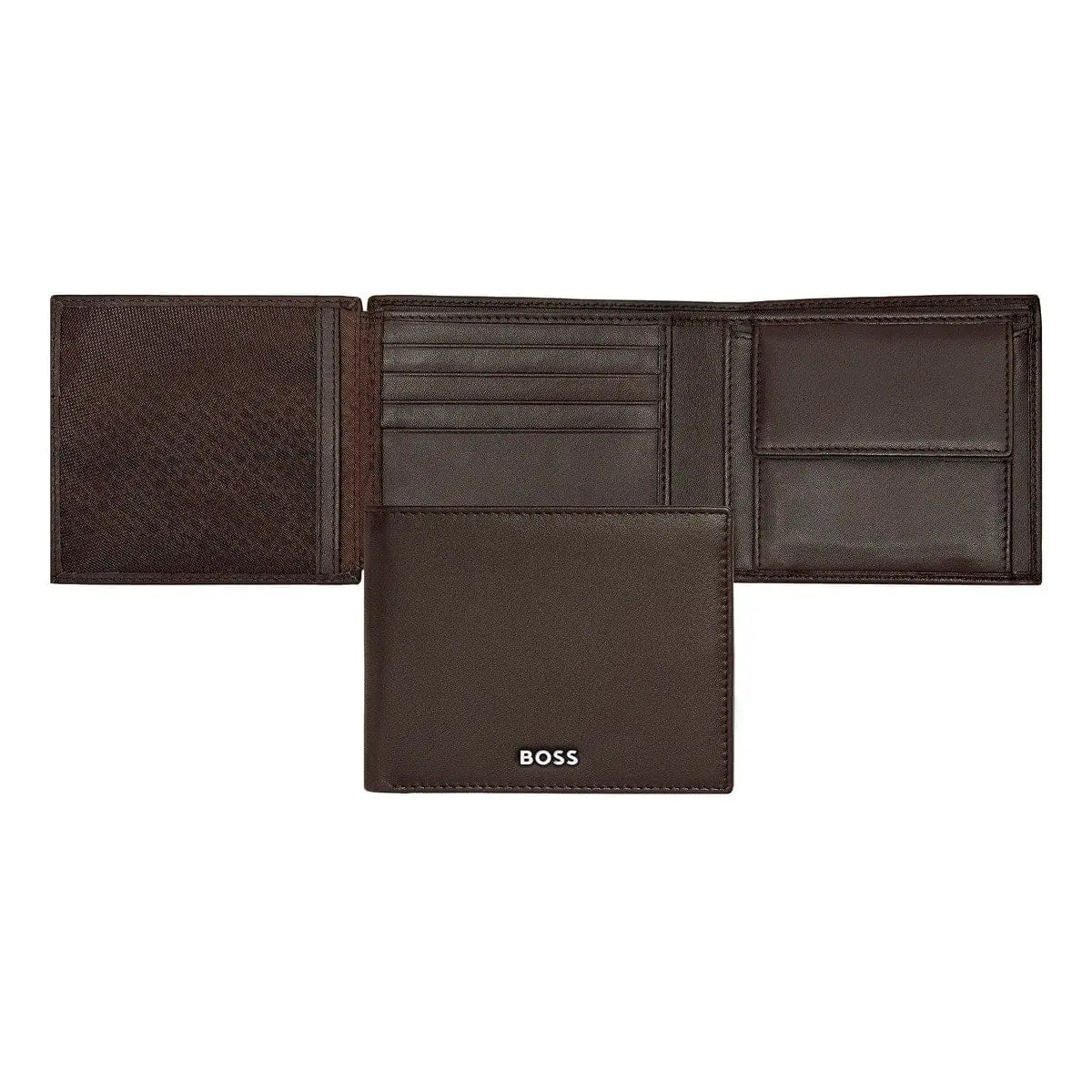 Hugo Boss, Portemonnaie, Classic Smooth, Brown 1