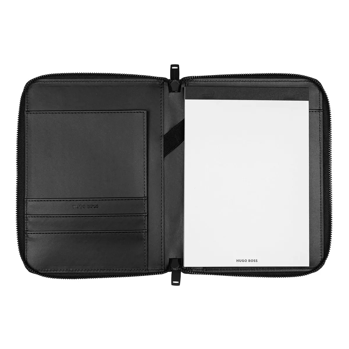 Hugo Boss, Schreibmappe Label, A5, Schwarz 1