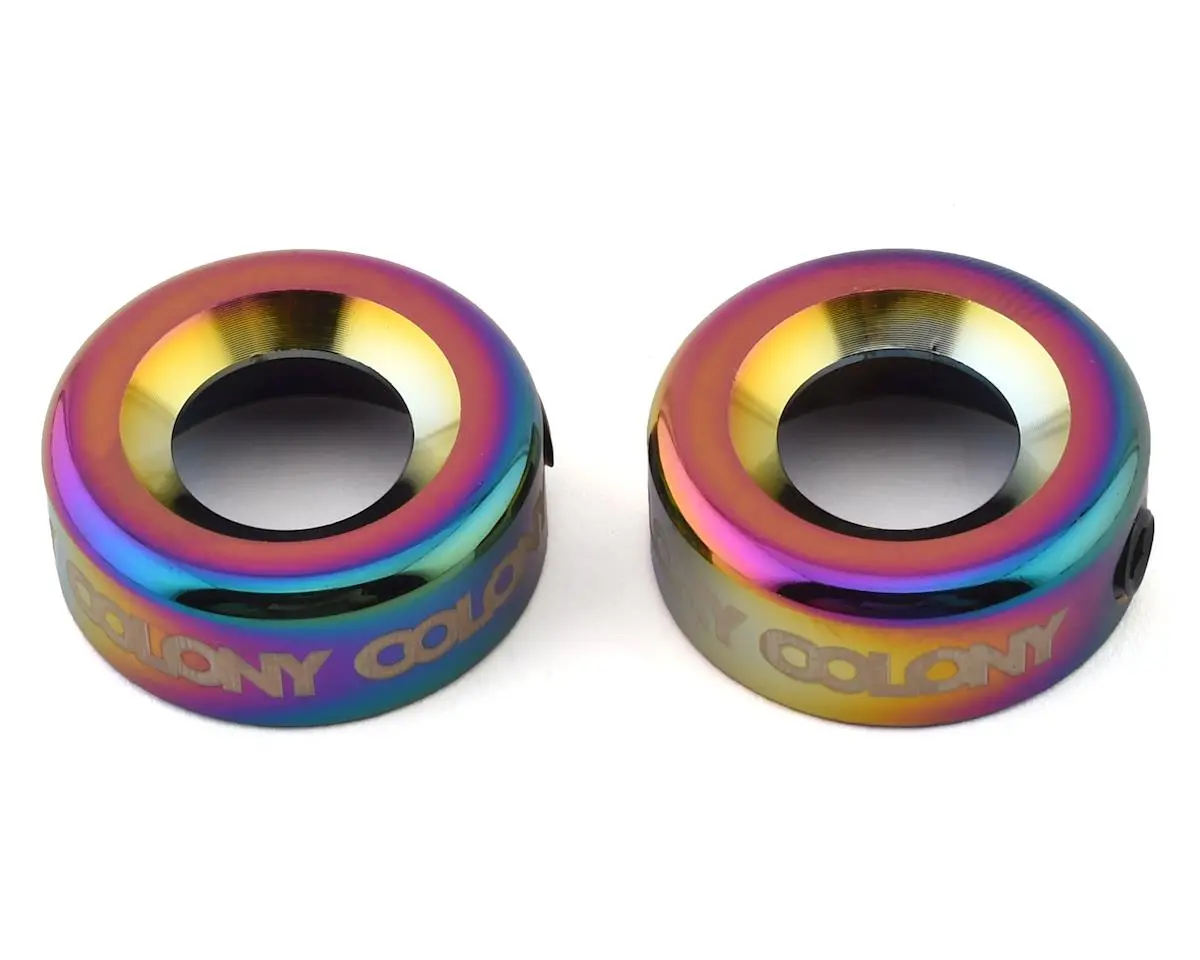 Colony Konka Bar Ends (Rainbow) (Pair) 1