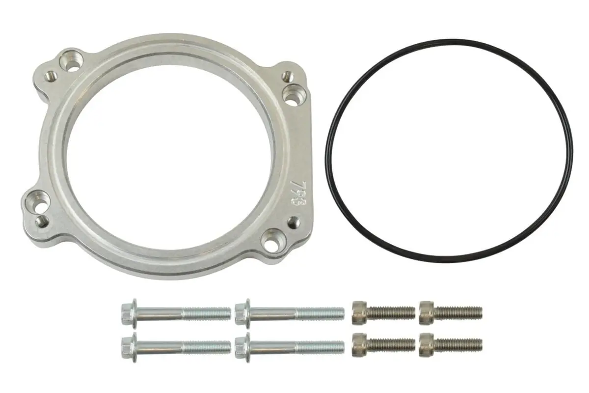 Ict Billet Throttle Body Spacer Adapter For Ls And Modular Engines (551793) 1