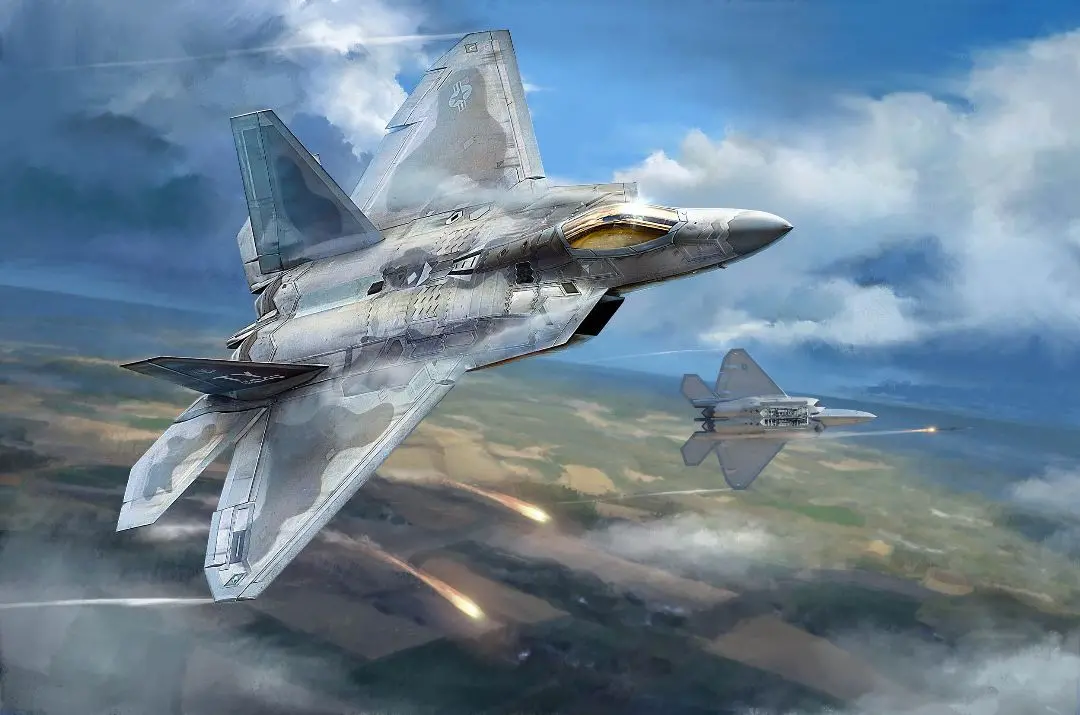 I Love Kit 1/48 F-22A Raptor Aircraft Model Kit 1