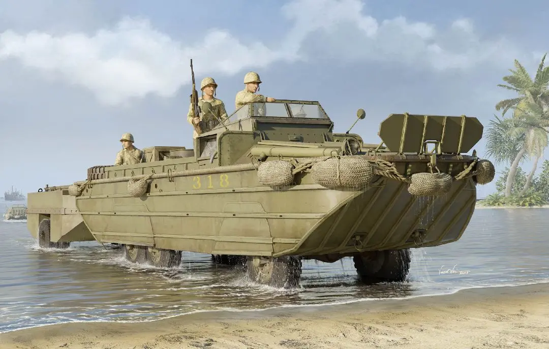 I Love Kit 1/35 Gmc Dukw-353 With Wtct-6 Trailer 1