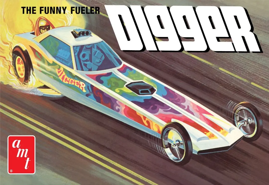 Amt Digger Dragster “Fooler Fueler” 1/25 Model Kit 1