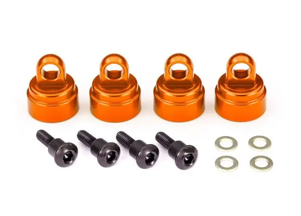 Traxxas Aluminum Ultra Shock Cap (Orange) 1