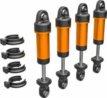 Traxxas Aluminum Gtm Shocks W/O Springs: Trx-4M (Orange) 1