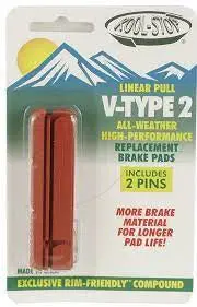 Kool-Stop V-Brake Pads Type-2 Replacement 1