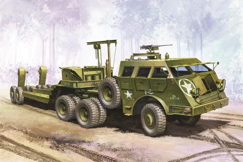 Academy 1/72 Us Tank Transporter Dragon Wagon 1
