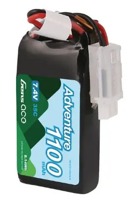 Gens Ace Adventure 2S 1100Mah 35C 2S Lipo Battery: Scx24 1