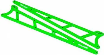 Traxxas Wheelie Bar Aluminum Side Plates (Green) 1
