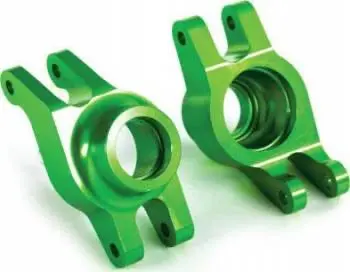 Traxxas Aluminium Rear Stub Axle Carriers 6061-T6: Maxx (Green) 1
