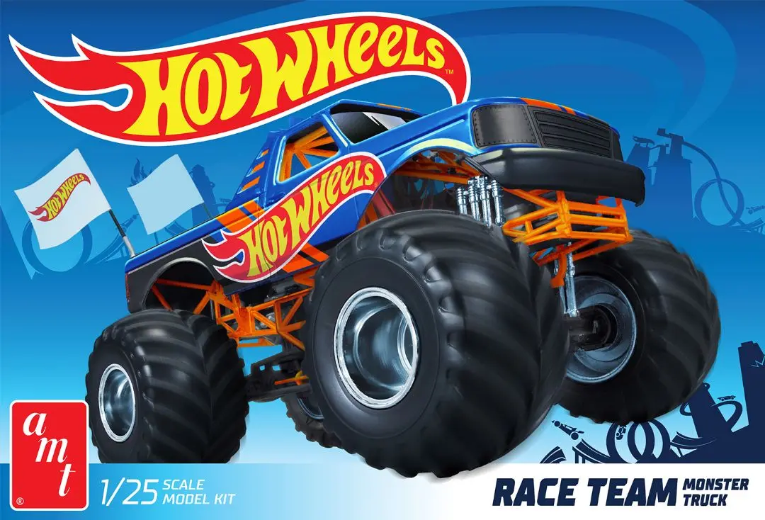 Amt 1/25 Hot Wheels Ford Monster Truck Model Kit 1