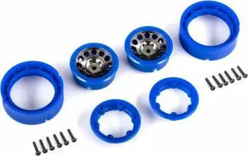 Traxxas Beadlock 105 Method Race Wheels: Trx4-M (Black/Blue) 1