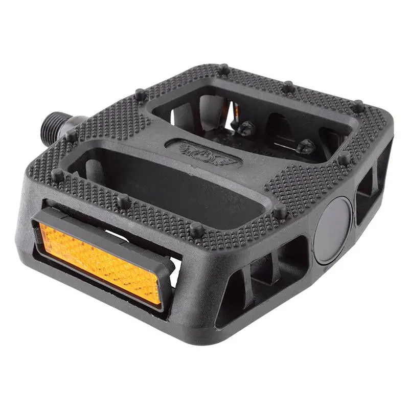 Se Bikes 12 O’Clock Nylon Pedals 9/16” (Black) 1
