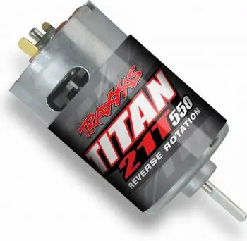 Traxxas Titan 550 Reverse Rotation Motor: 21T 1