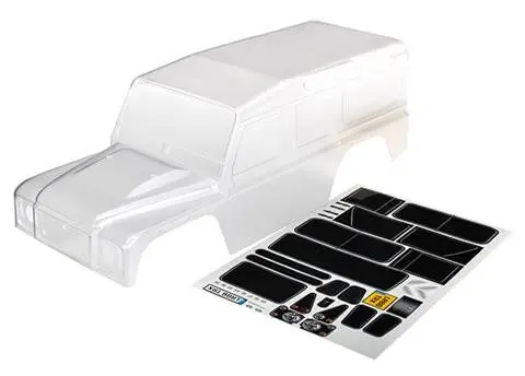Traxxas Body: 1/10 Land Rover Defender (Clear) 1