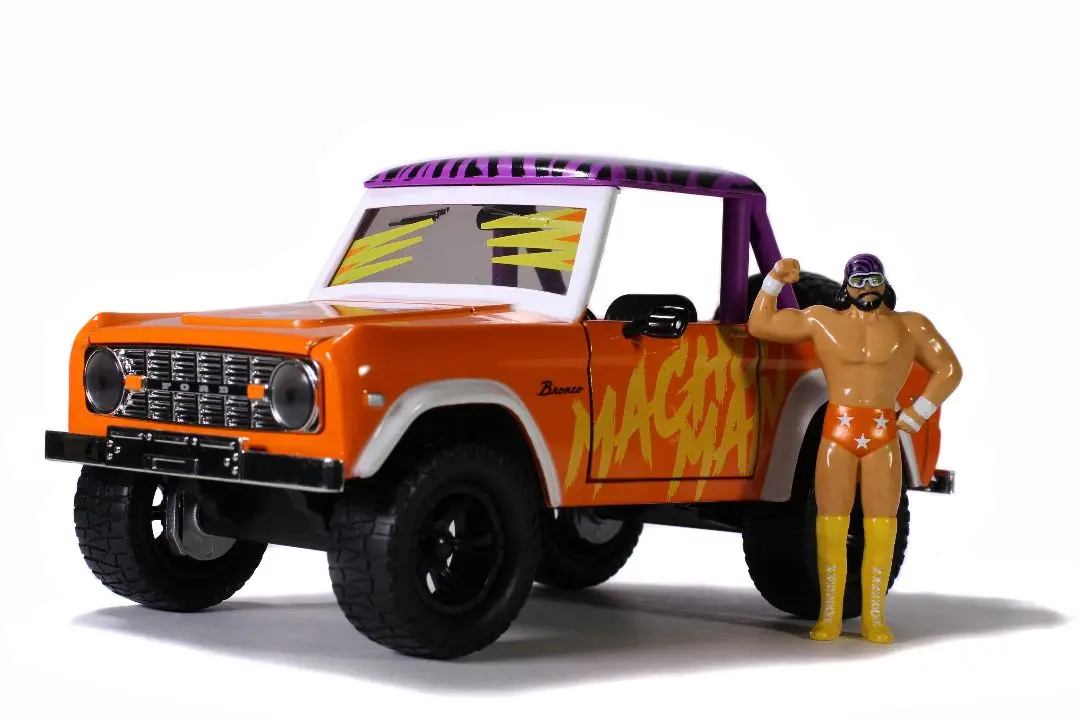 Jada ‘Hollywood Rides’ 1/24 1973 Ford Bronco W/Randy Savage 1