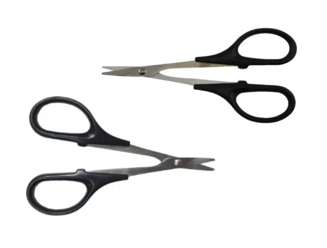 Hobby Details Hss Curved And Straight Polycarbonate Scissors 1