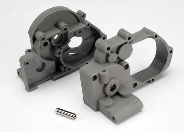 Traxxas Gearbox Halves W/Idler Shaft (Grey) 1