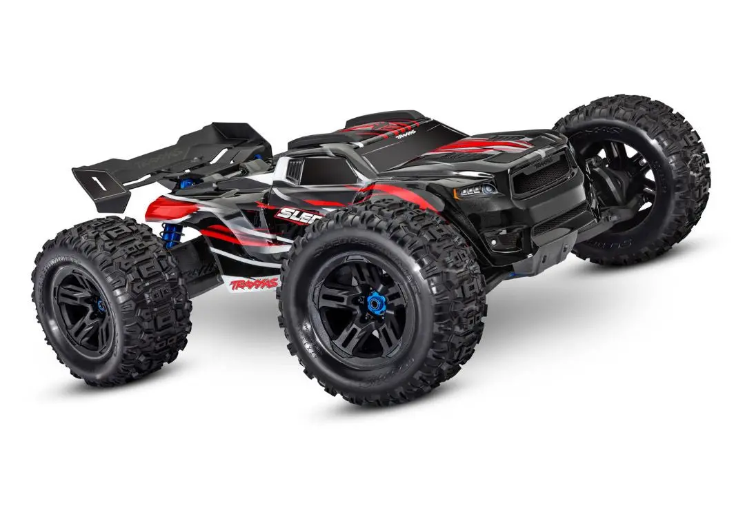 Traxxas Sledge 1/8 Scale 4Wd Brushless Monster Truck W/Belted Sledgehammers Rtr (Red) 1