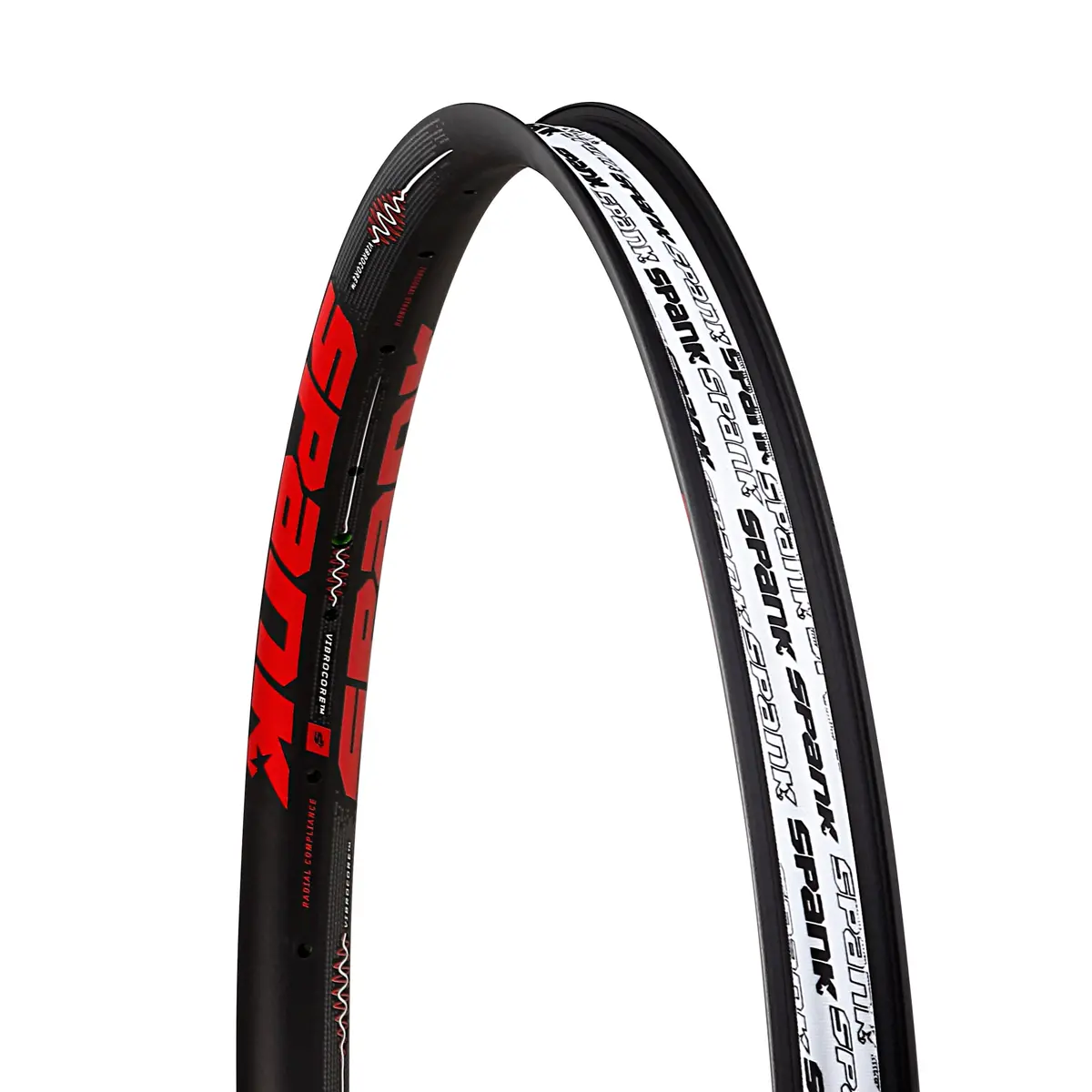 Spank Vibrocore 350 Rim 27.5” 32H (Blk/Red) 1