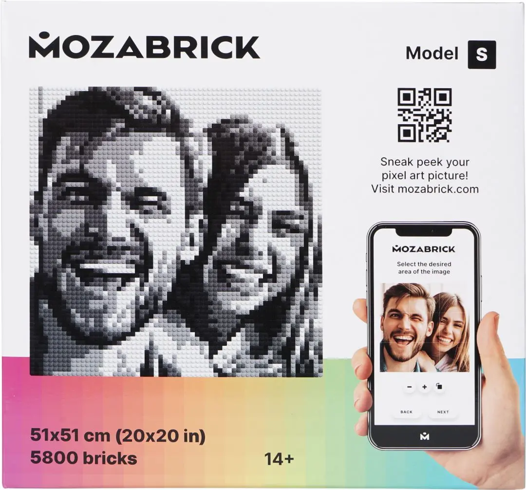 Mozabrick Pixel Art Construction Set: Small (51X51cm) 1