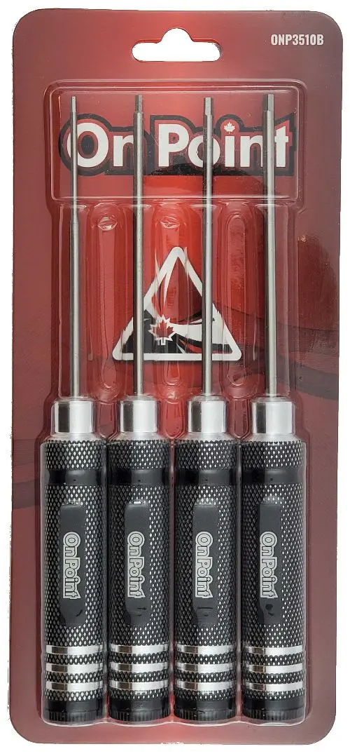 Onpoint Hex Screwdrivers 1.5-3.0Mm (Black) 1