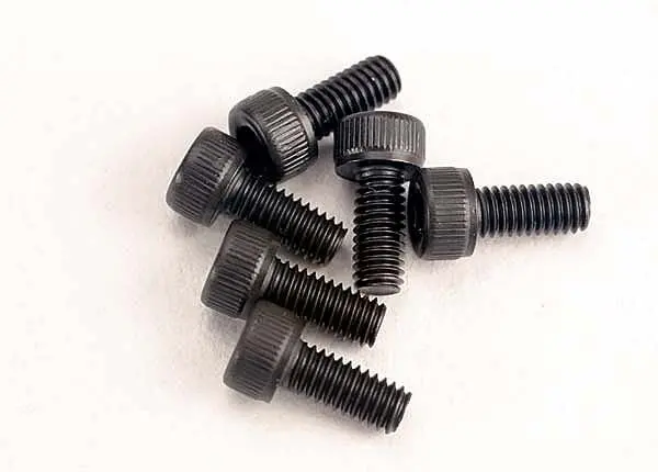 Traxxas Cap Head Machine Screws: M2.5X6mm (6) 1