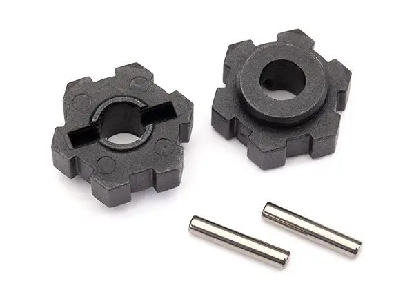 Traxxas Plastic Wheel Hex Hubs: Maxx (Black) 1