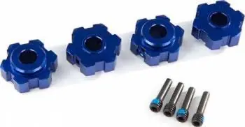 Traxxas Aluminium Wheel Hex Hubs: Maxx (Blue) 1