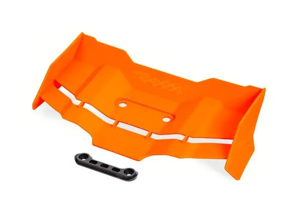 Traxxas Wing And Washers: Sledge (Orange) 1