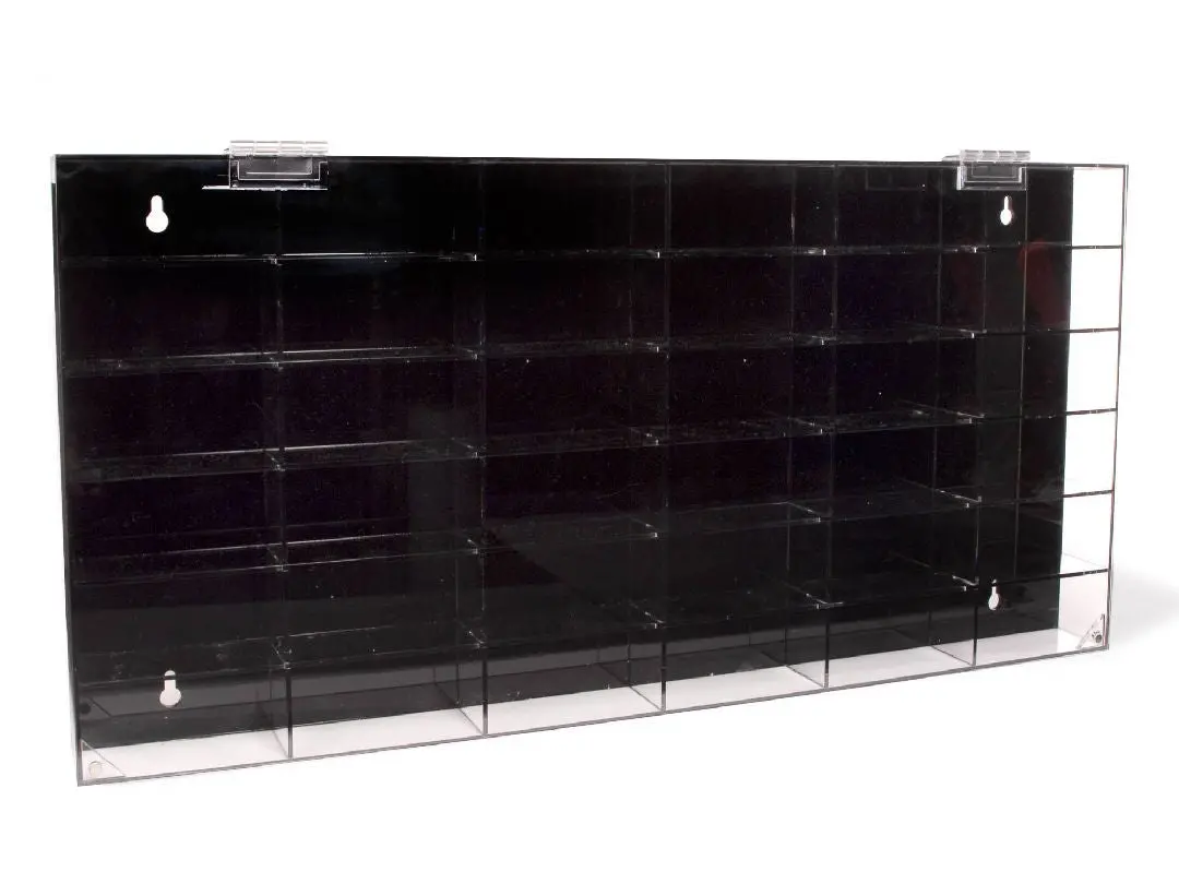 Auto World 1/64 Acrylic Display Case W/Door (Holds 36 Cars) 1