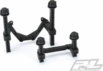 Pro-Line Extended Front And Rear Body Mounts: Rustler 4X4 1