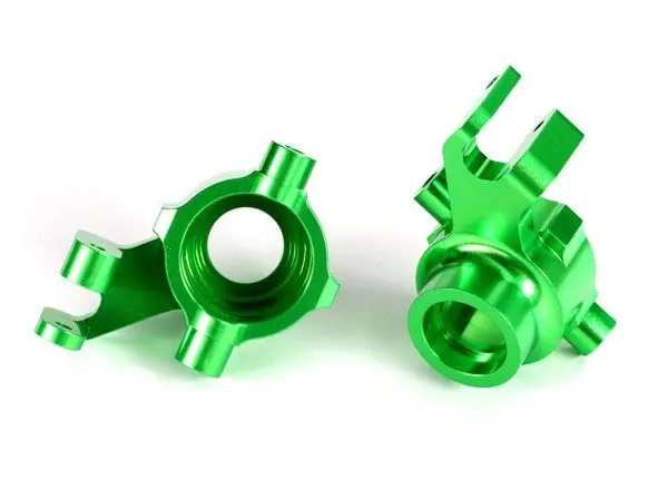 Traxxas Aluminium Steering Blocks 6061-T6: Maxx (Green) 1