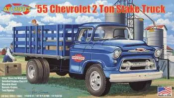 Atlantis 1/48 1955 Chevrolet 2T Stake Truck Model Kit 1