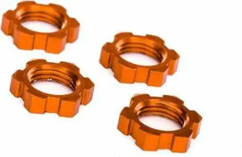 Traxxas Serrated Splined Wheel Nuts 17Mm (Orange) 1