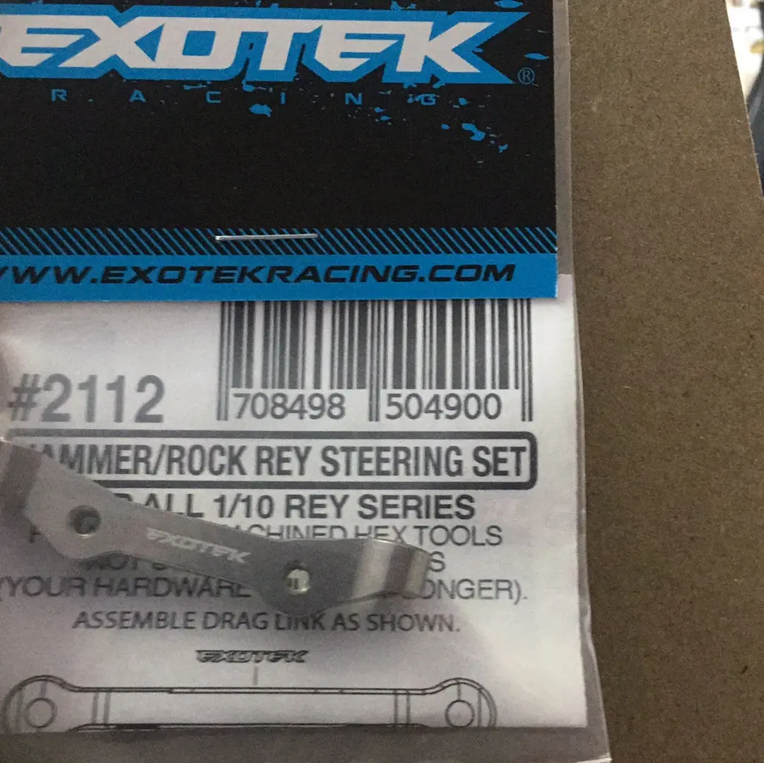 Exotek Steering Bellcrank Set: All 1/10 Rey Series 1