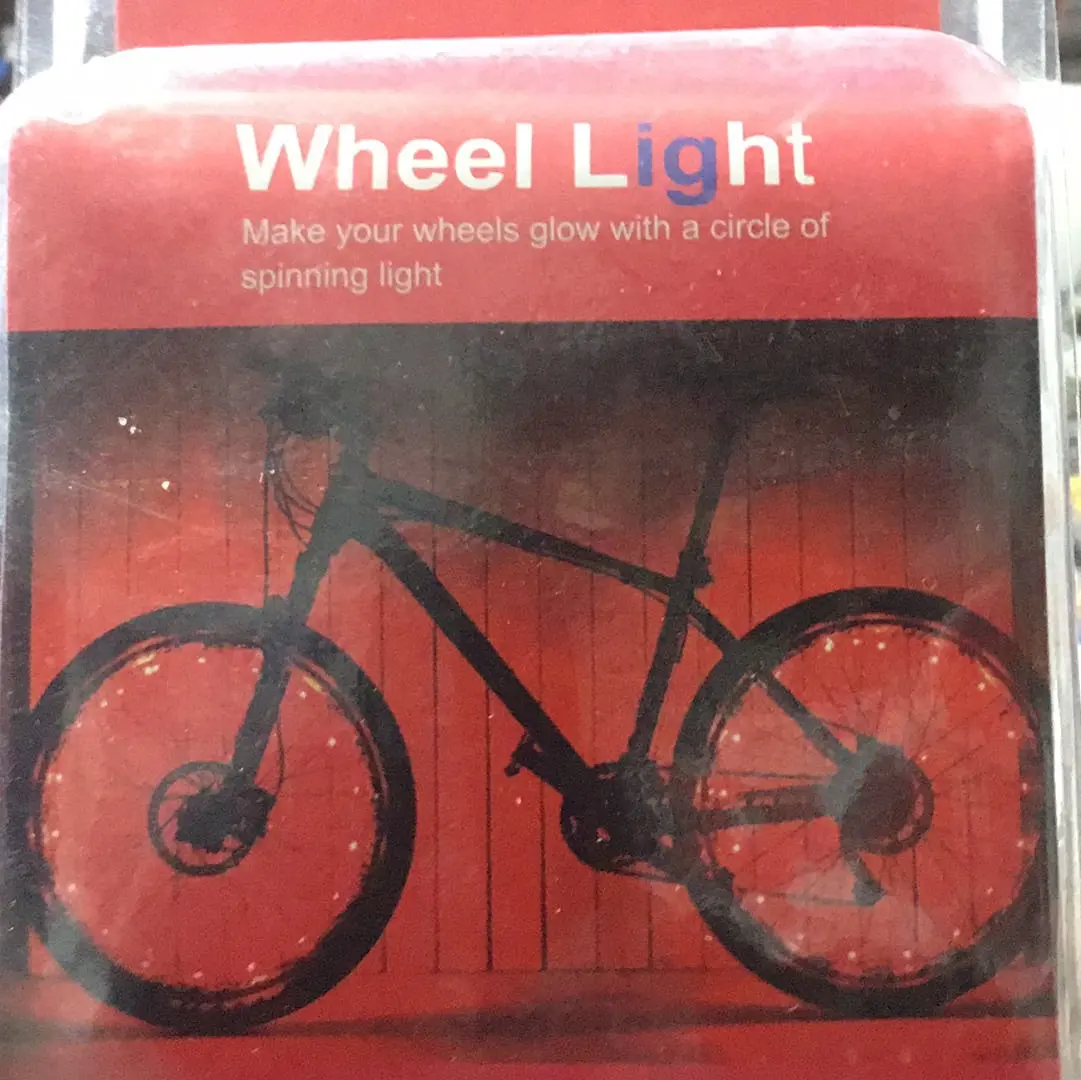 Economy Led Bike Wheel Lights (Light Red) 1