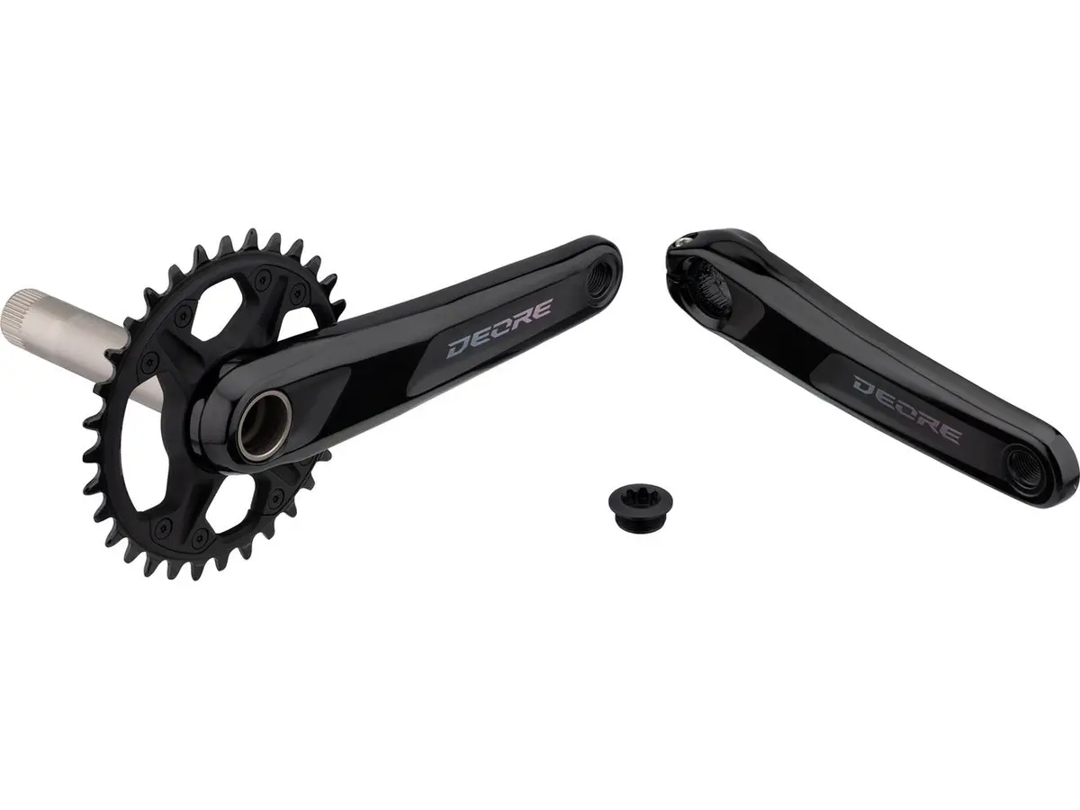 Shimano Deore M6100-1 12Sp Crankset 175Mm (Black) 1