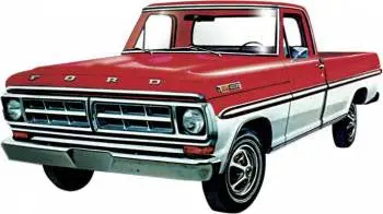 Moebius 1971 Ford Ranger 1/25 Model Kit 1