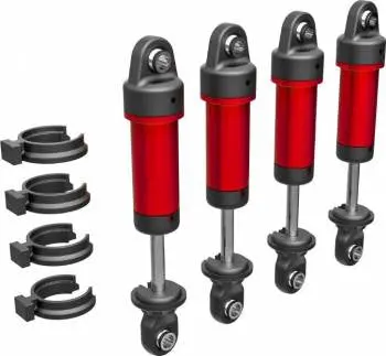 Traxxas Aluminum Gtm Shocks W/O Springs: Trx4-M (Red) 1