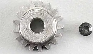 Robinson Racing Steel Pinion: 0.6Mod (17T) 1