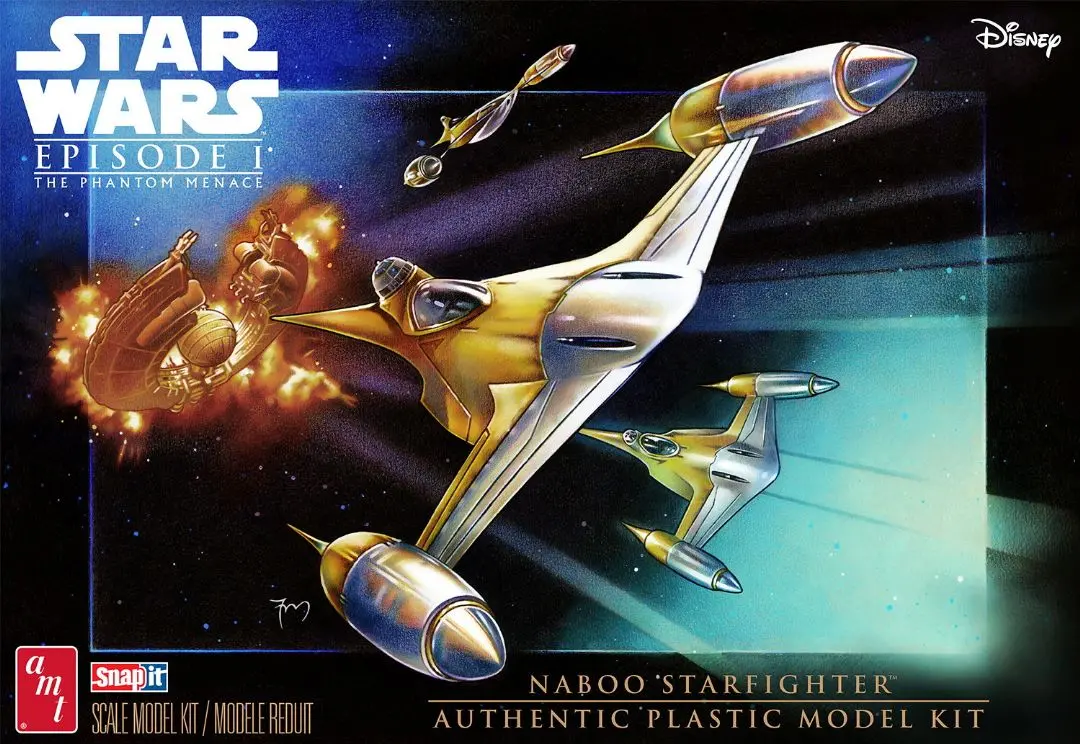 Amt 1/48 Naboo Starfighter N-1 Model Kit 1