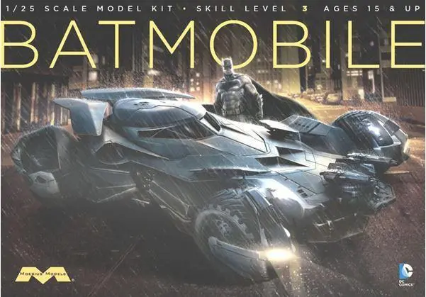 Moebius Models 1/25 Batman Vs Superman Batmobile Model Kit 1