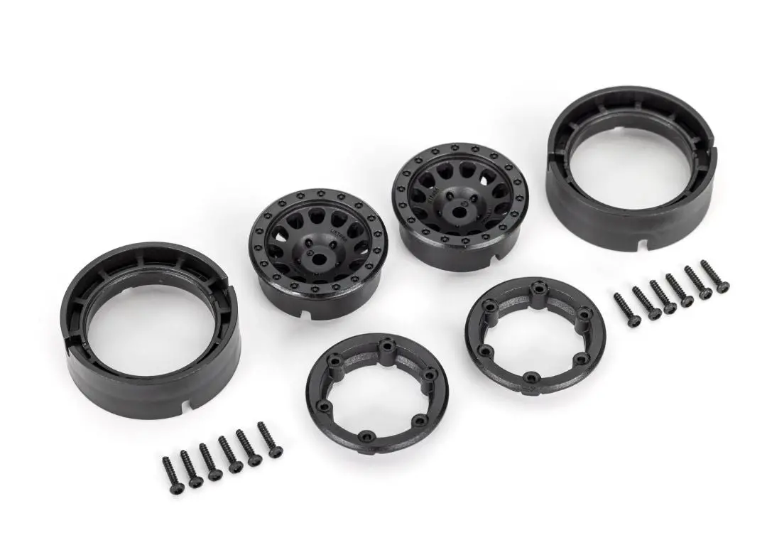 Traxxas Beadlock 105 Method Race Wheels: Trx4-M (Black) 1