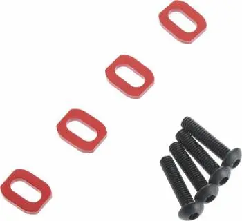 Traxxas Aluminum Motor Mount Washers (Red) 1