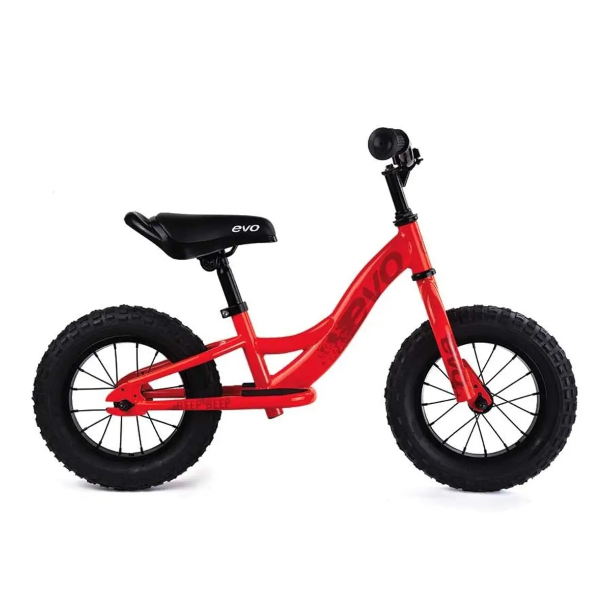 Evo Beep Beep Push Bike 12-1/2” Orange Peel/Red 1
