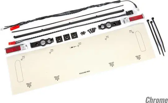 Traxxas Led Light Set Taillights And Housings: Drag Slash 1