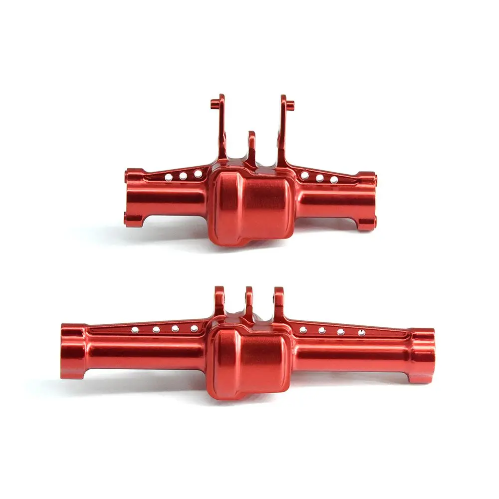 Hobby Details Aluminum F/R Axle Set: Trx-4M (Red) 1