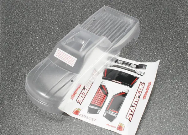 Traxxas Clear Body W/Window Masks: Stampede 2Wd 1