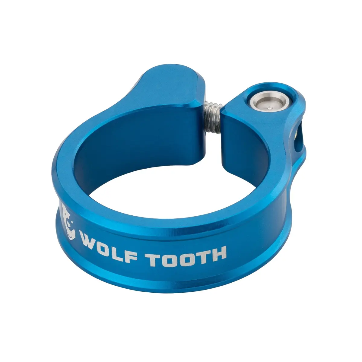 Wolf Tooth Ultra Light Seatpost Clamp W/Bolt Enclosure: 29.8Mm (Blue) 1